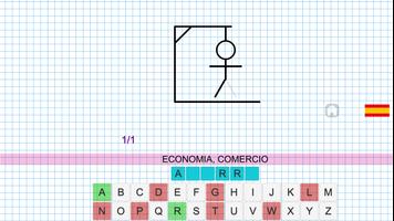 Hangman in english 1 2 3 4 5 6 screenshot 3