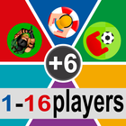 ikon 2 3 4 5 6 permainan pemain