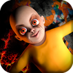 可怕的紅色嬰兒 - 恐怖屋模擬器遊戲