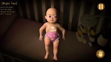 빨간 무서운 아기 - 공포 집 시뮬레이터 게임 스크린샷 1