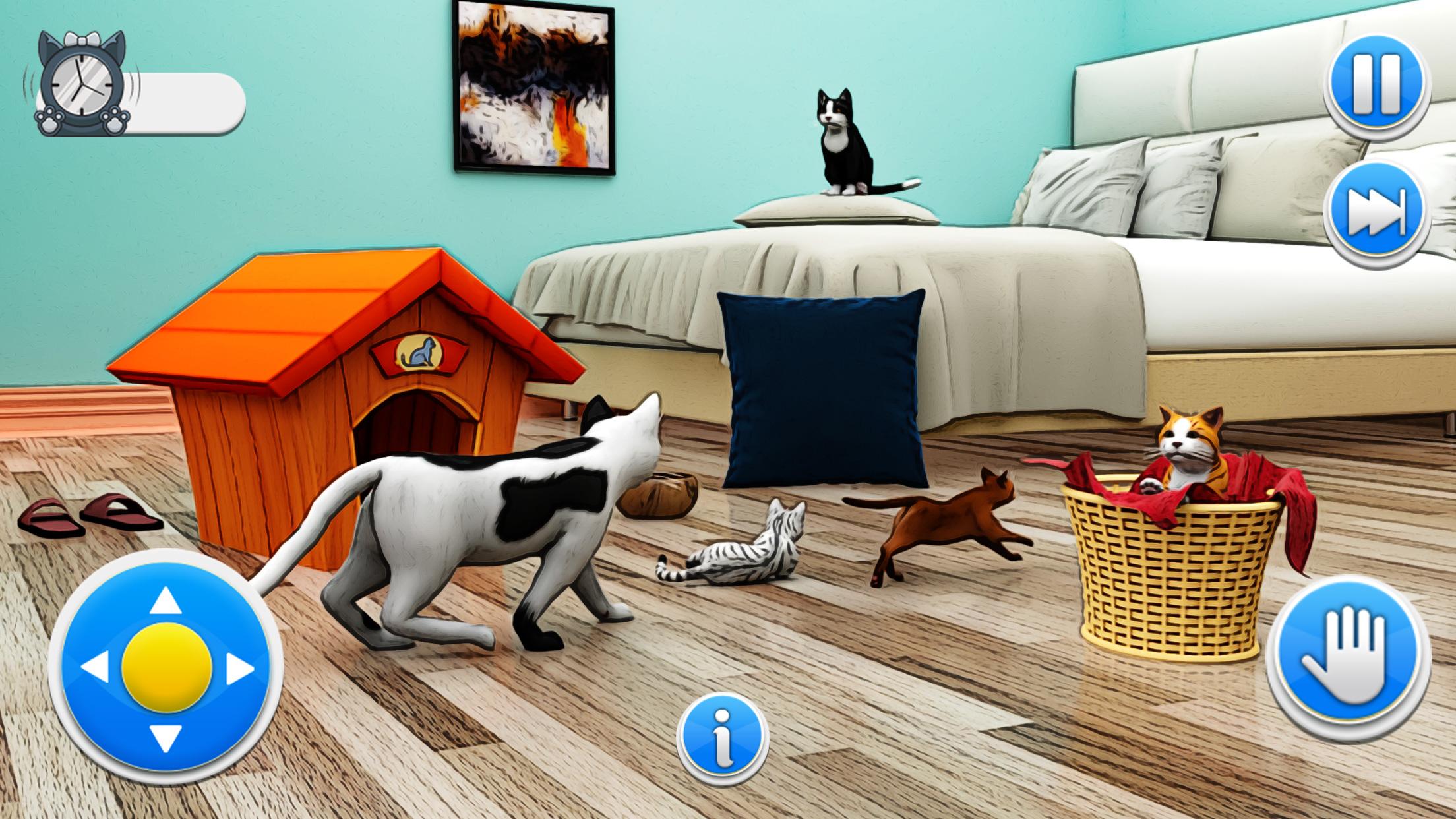 simulador de gato gatinho fofo 3d - meu gatinho virtual combina jogos de gatinhos de animais de estimação::Appstore for Android