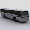 Aparcamiento de autobús 3D icono