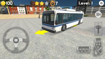 Bus Parking 3D poster