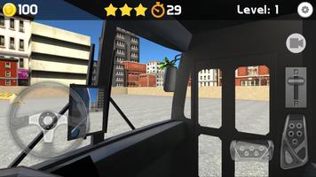 Aparcamiento de autobús 3D captura de pantalla 2