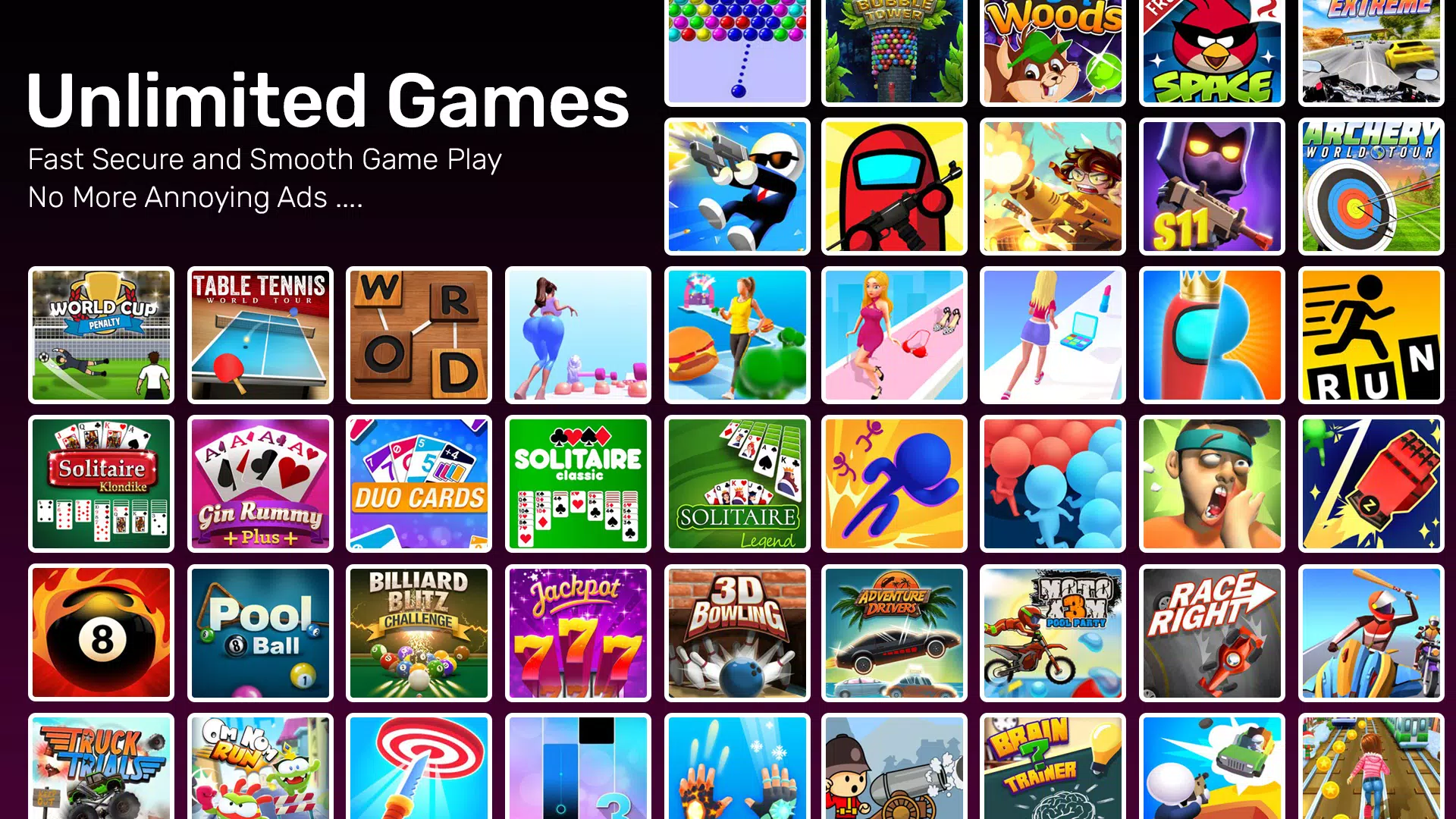 ดาวน์โหลด Games Hub, All in One Game, Multiple Games APK สำหรับ Android