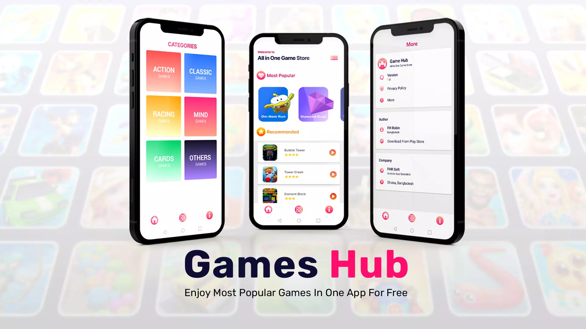 ดาวน์โหลด Games Hub, All in One Game, Multiple Games APK สำหรับ Android