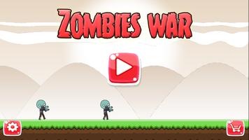 Zombies Krieg Plakat