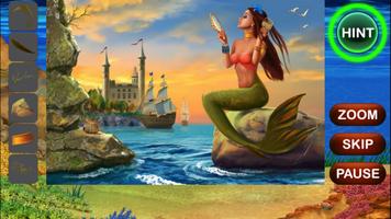 Mermaid Hidden Objects Affiche