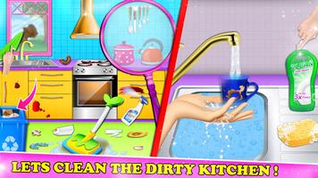 Girl House Cleaning Home Clean Screenshot 3