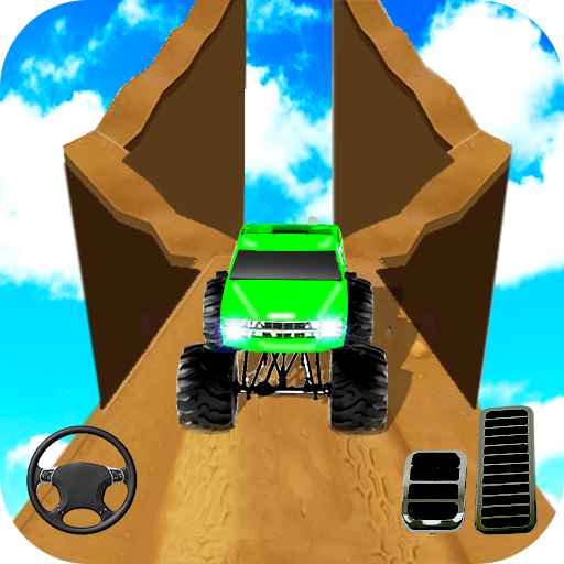 Monster Truck Impossible Ramp Stunts