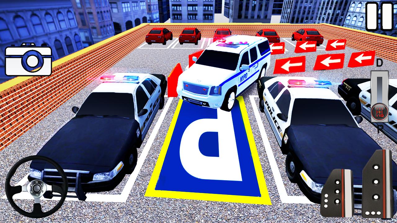 Police Parking Game Prado Car Drive Simulator syot layar 7.