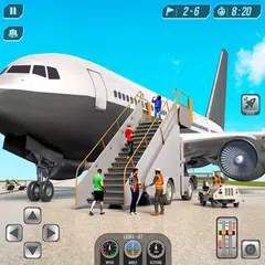 Airplane Simulator Plane Games Icon
