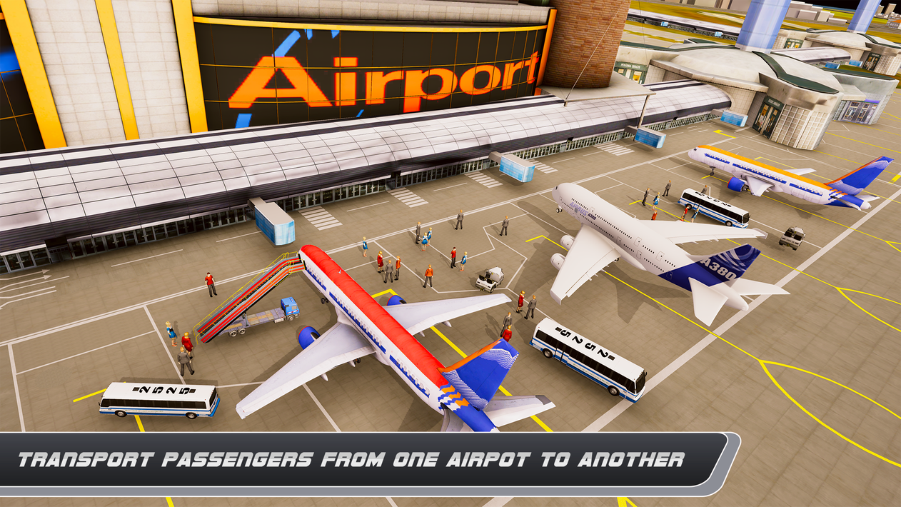 Airplane Simulator Plane Games screenshot 9