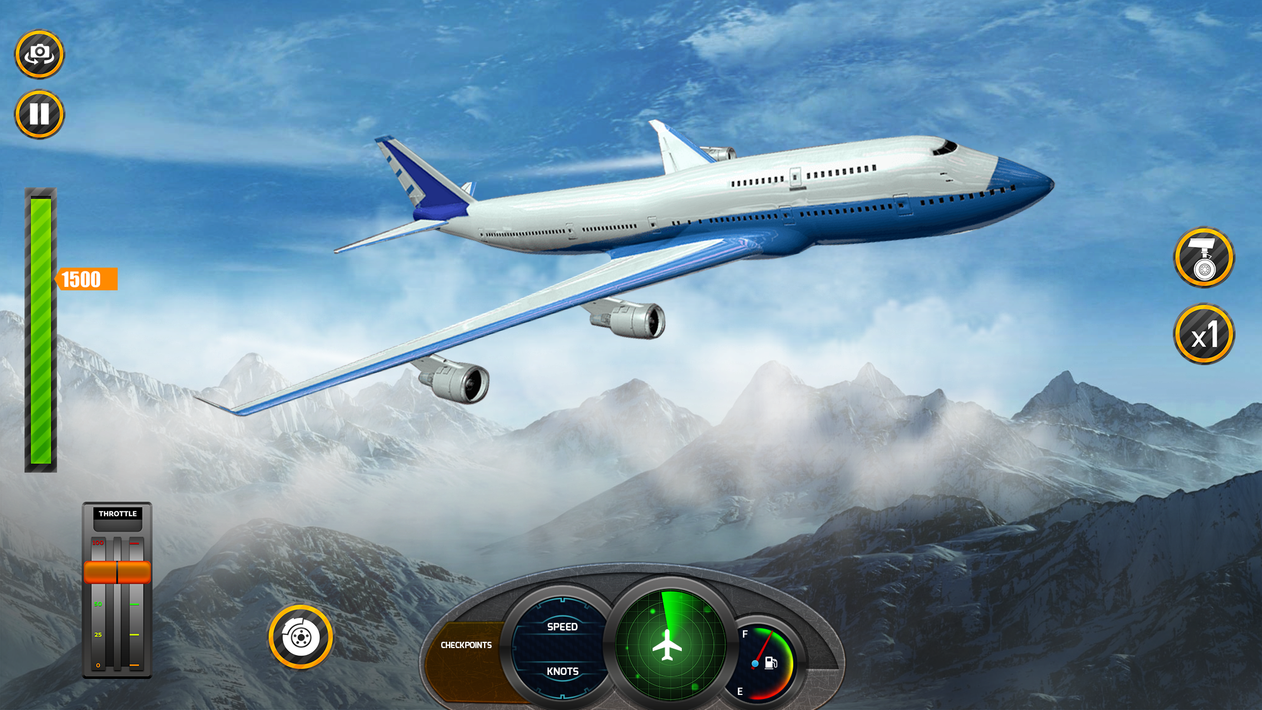 Airplane Simulator Plane Games screenshot 11