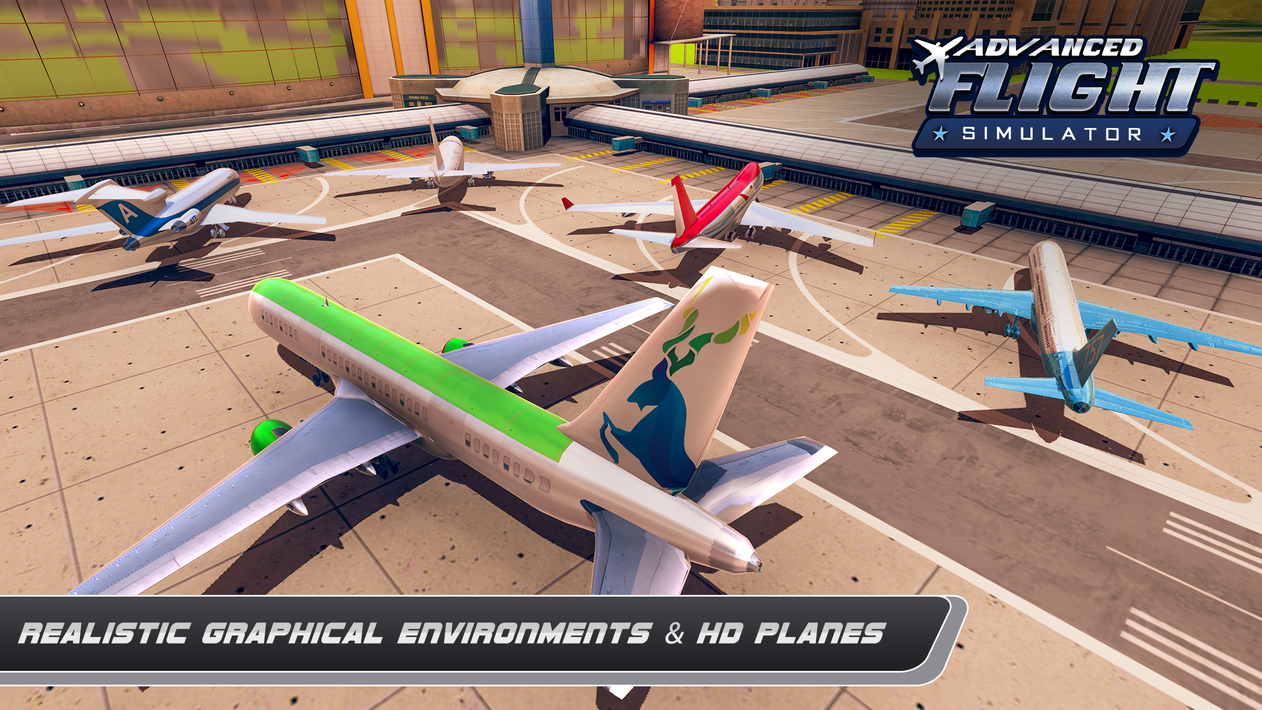 Airplane Simulator Plane Games screenshot 12