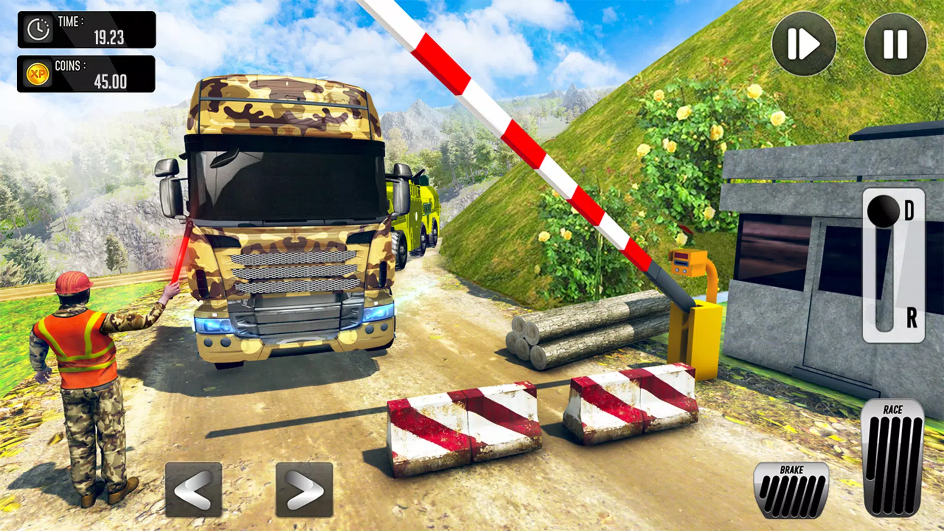 Jogos reais de simulador de caminhão 3D versão móvel andróide iOS