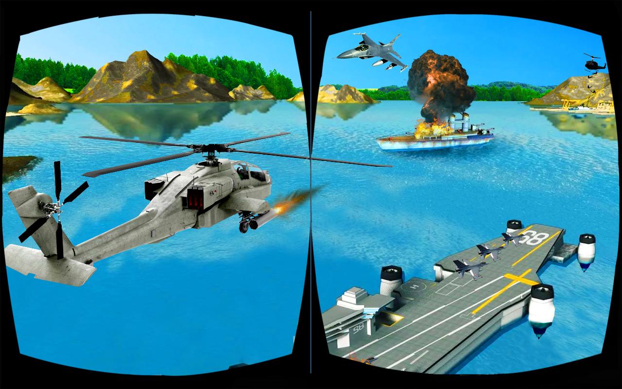 Взломанная vr. Gunship игра. Игры 3д VR. VR Военная игра. ВР игры на андроид.