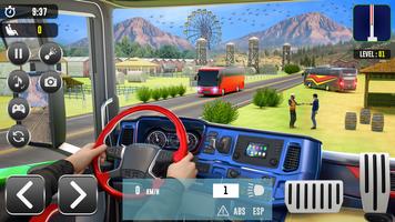 Автобус вождения Игры офлайн скриншот 1