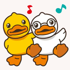 Cute Duck Animated WASticker icône