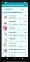 Cute Lulu Pig WAStickerApps poster
