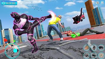 Black Flying Panther SuperHero स्क्रीनशॉट 2