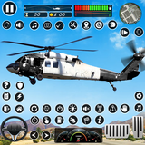 Helicopter Rescue Car Games icono