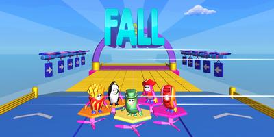 Fall Guys & Fall Girls Knockdown Multiplayer الملصق