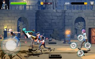 Stickman Street Fighter : Stick Fight War Affiche