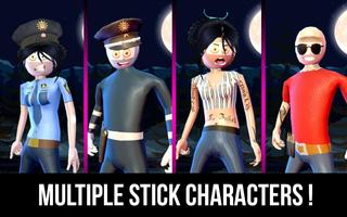 Stickman Street Fighter : Stick Fight War スクリーンショット 1