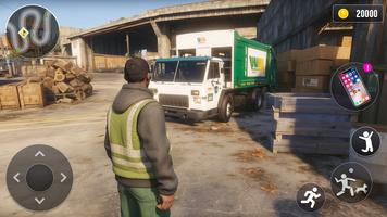 Garbage Truck Driving Games 3d poster