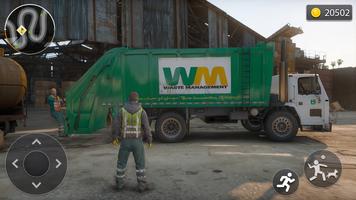 Garbage Truck Driving Games 3d screenshot 2