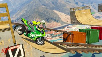 Corrida GT: moto acrobática 3D imagem de tela 3