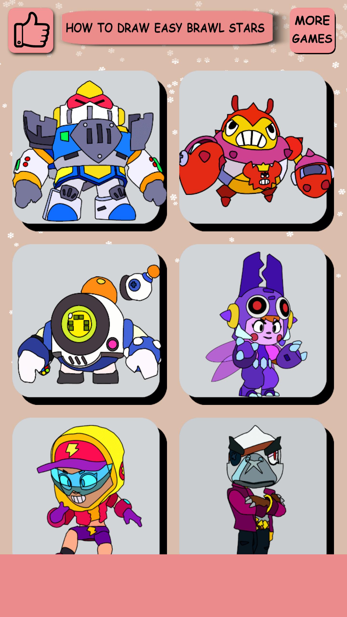 Easy Draw Brawl Stars Characters For Android Apk Download - brawl stars character drawing