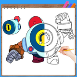 Howto Draw BrawlStar Character أيقونة