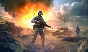 Commando Gun War Shooting Game 스크린샷 3