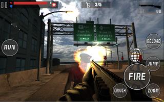 Commando Zombie Highway Game 2 截圖 1