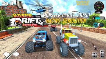 Monster Shooting Drift Simulator – Crash Racing ảnh chụp màn hình 2