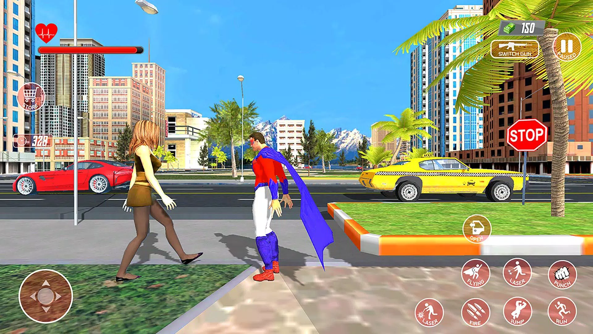 City Super Hero 3D - Flying Legend Warriors Deluxe Simulator