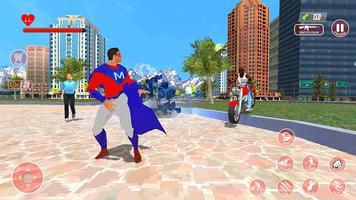 Super-Hero Flying Simulator 3D plakat