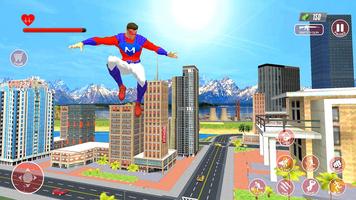 Super-Hero Flying Simulator 3D ảnh chụp màn hình 1