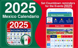 Mexico Calendario - 2025 الملصق