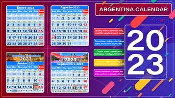 Argentina Calendar 2023 poster