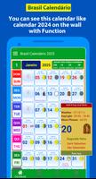 Brasil Calendário 2025 تصوير الشاشة 1