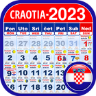Croatia Calendar 2023 icône