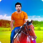 Horse With Man Photo Suit- Hor icon