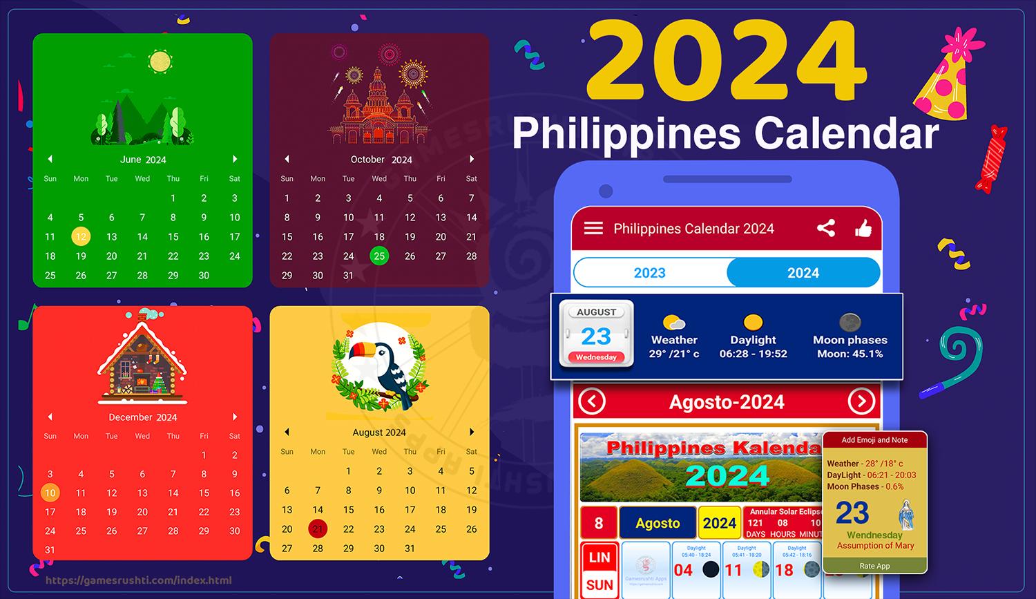 Philippines Calendar 2024 APK ููุงูุฏุฑููุฏ ุชูุฒูู