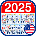 US Calendar 2024 - 2025 ícone