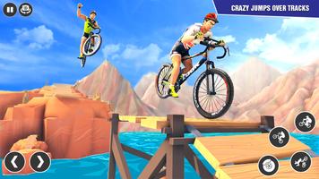 BMX Cycle Game - Cycle Race 3D captura de pantalla 2