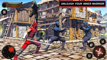 Warrior SuperHero Ninja Games captura de pantalla 1