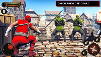 Warrior SuperHero Ninja Games captura de pantalla 2